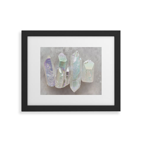 Chelsea Victoria Raw Crystals Framed Art Print