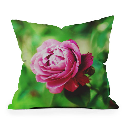 Chelsea Victoria Rose Garden Throw Pillow