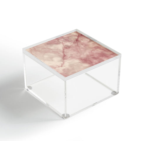 Chelsea Victoria Rose gold marble Acrylic Box