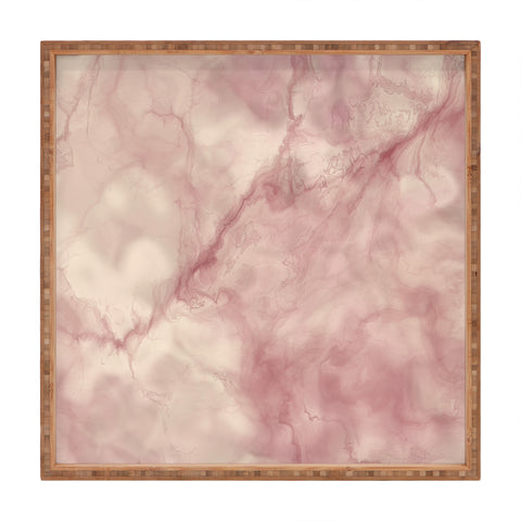 Chelsea Victoria Rose gold marble Square Tray