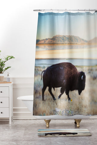 Chelsea Victoria Seldom Is Heard Shower Curtain And Mat