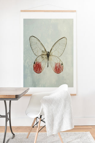 Chelsea Victoria Shades Of Butterfly Art Print And Hanger
