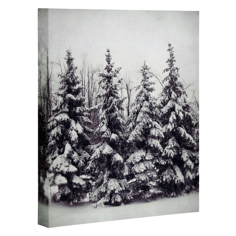 Chelsea Victoria Snow and Pines Art Canvas