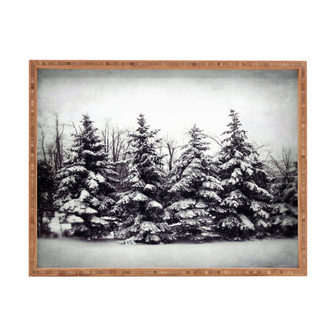 Chelsea Victoria Snow and Pines Rectangular Tray
