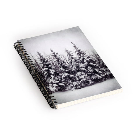 Chelsea Victoria Snow and Pines Spiral Notebook