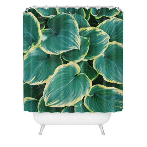 Chelsea Victoria Some Like It Hosta Shower Curtain