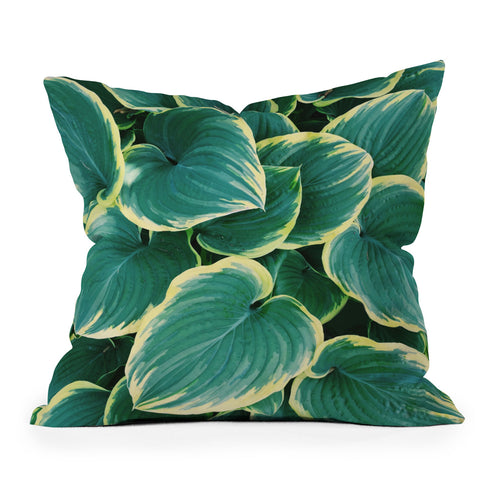 Chelsea Victoria Some Like It Hosta Throw Pillow