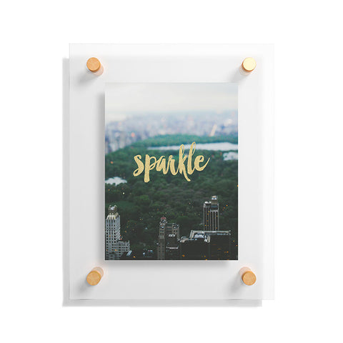 Chelsea Victoria sparkle manhattan Floating Acrylic Print