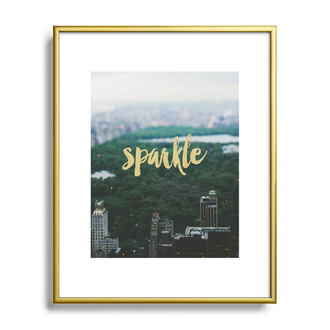Chelsea Victoria sparkle manhattan Metal Framed Art Print