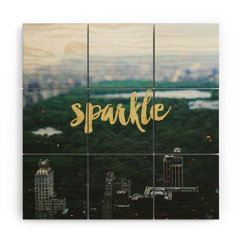 Chelsea Victoria sparkle manhattan Wood Wall Mural