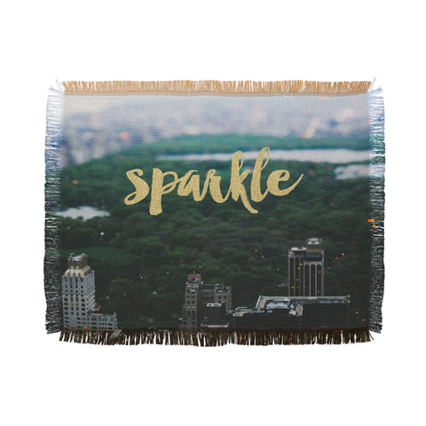 Chelsea Victoria sparkle manhattan Throw Blanket