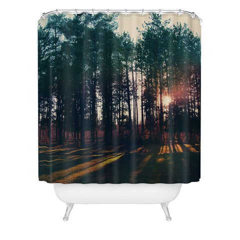 Chelsea Victoria Sun and Trees Shower Curtain