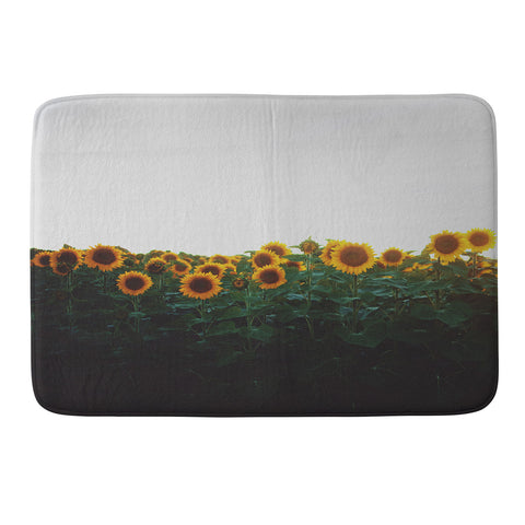 Chelsea Victoria Sunflower Fields Memory Foam Bath Mat