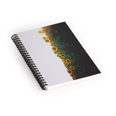 Chelsea Victoria Sunflower Fields Spiral Notebook