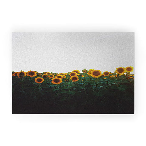 Chelsea Victoria Sunflower Fields Welcome Mat
