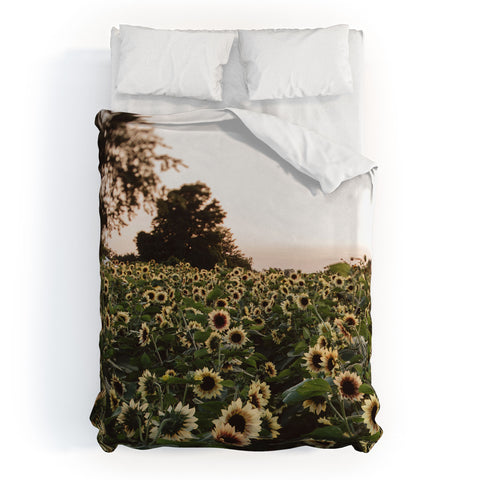 Chelsea Victoria Sunset Sunflowers Duvet Cover