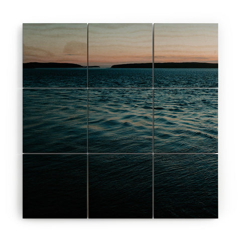 Chelsea Victoria Sunsets in Maine Wood Wall Mural