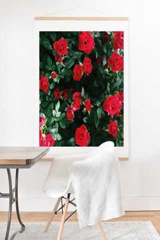 Chelsea Victoria The Bel Air Rose Garden Art Print And Hanger