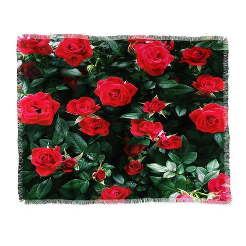 Chelsea Victoria The Bel Air Rose Garden Throw Blanket