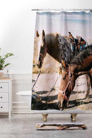 Chelsea Victoria The Boys of Summer Shower Curtain And Mat