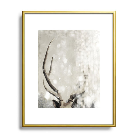 Chelsea Victoria The Diamond Deer Metal Framed Art Print