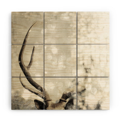 Chelsea Victoria The Diamond Deer Wood Wall Mural