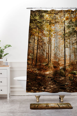 Chelsea Victoria The Forest Floor Shower Curtain And Mat