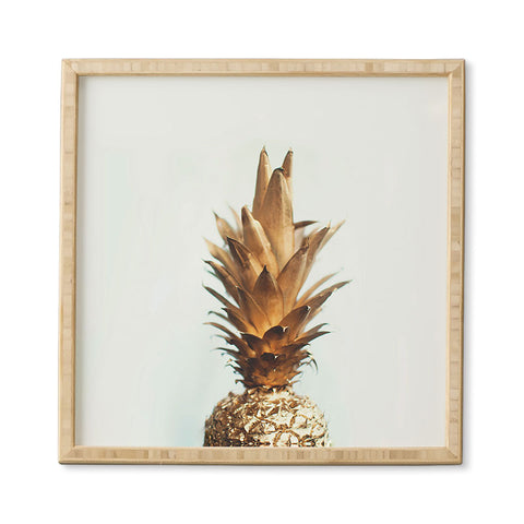 Chelsea Victoria The Gold Pineapple Framed Wall Art