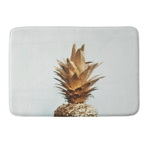 Chelsea Victoria The Gold Pineapple Memory Foam Bath Mat