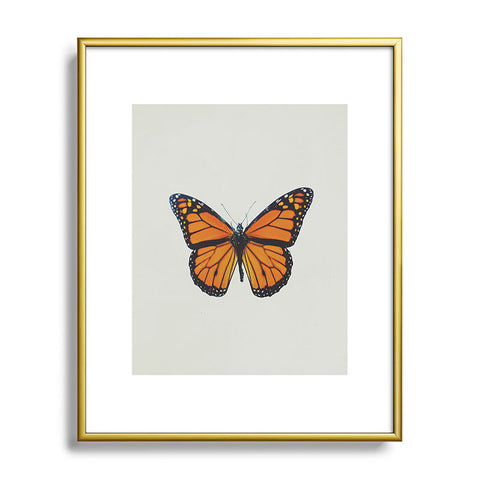 Chelsea Victoria The Queen Butterfly Metal Framed Art Print