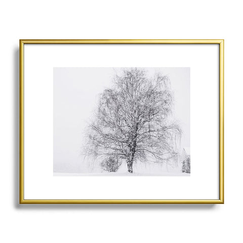 Chelsea Victoria The Willow and The Snow Metal Framed Art Print