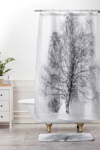 Chelsea Victoria The Willow and The Snow Shower Curtain And Mat