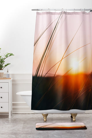 Chelsea Victoria Those Summer Nights Shower Curtain And Mat