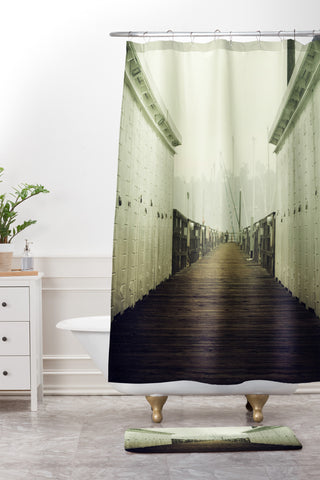 Chelsea Victoria To The End Shower Curtain And Mat