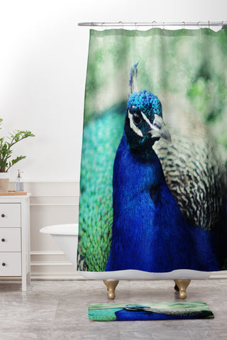 Chelsea Victoria Turquesa Shower Curtain And Mat