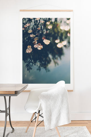 Chelsea Victoria Water Lilllies Art Print And Hanger