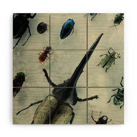Chelsea Victoria We Are The Beetles Wood Wall Mural