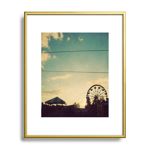 Chelsea Victoria Welcome to the circus Metal Framed Art Print