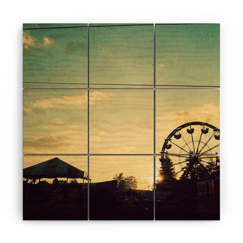 Chelsea Victoria Welcome to the circus Wood Wall Mural