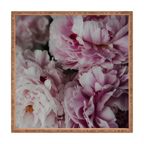 Chelsea Victoria Wet Peonies Square Tray