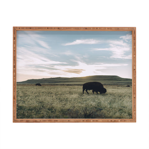 Chelsea Victoria Where The Buffalo Go Rectangular Tray