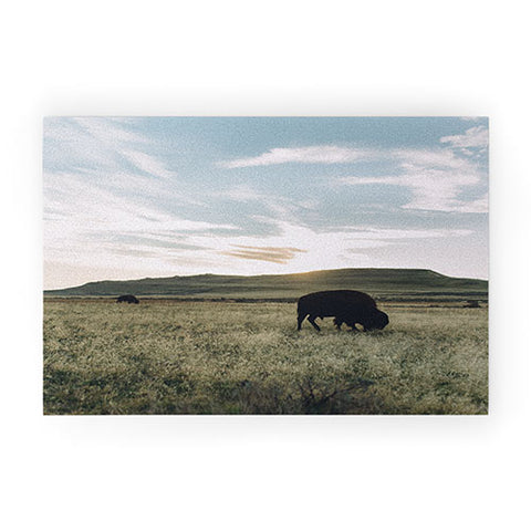 Chelsea Victoria Where The Buffalo Go Welcome Mat