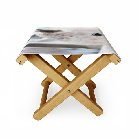 Chelsea Victoria White Knight Folding Stool
