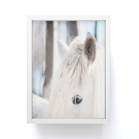 Chelsea Victoria White Knight Framed Mini Art Print