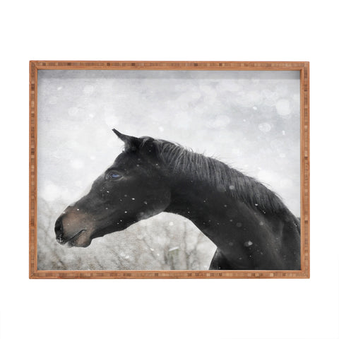 Chelsea Victoria Winter Horse Rectangular Tray