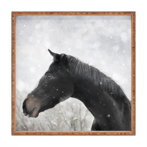 Chelsea Victoria Winter Horse Square Tray