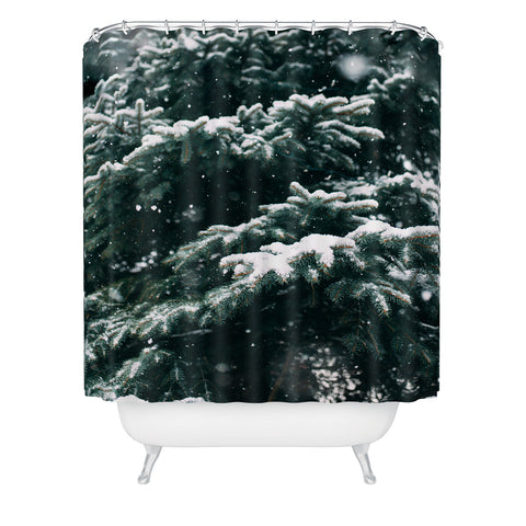 Chelsea Victoria Winter Pine Shower Curtain