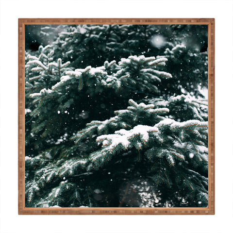 Chelsea Victoria Winter Pine Square Tray