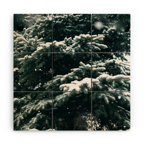 Chelsea Victoria Winter Pine Wood Wall Mural