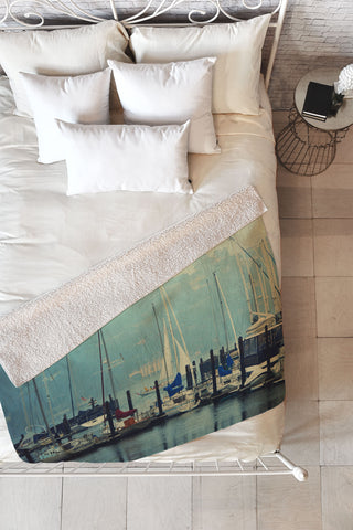 Chelsea Victoria Yacht Club Fleece Throw Blanket